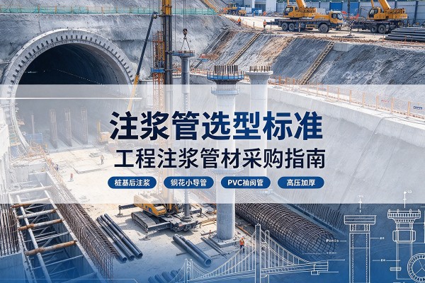 青浦区注浆管选型标准